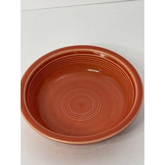 Fiesta ware HLC Persimmon Medium Soup Cereal Bowl Classic Rim 6 7/8 inch - Picture 2 of 5